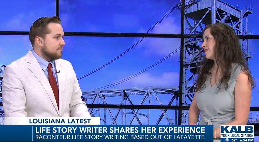 Life Story Writer Shares on Louisiana Latest